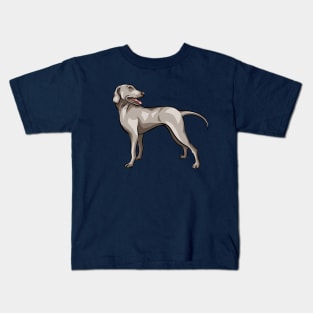 Cute Weimaraner Dog Kids T-Shirt